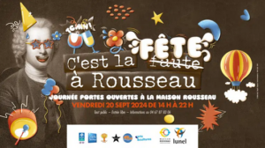 Affiche de la fête de J J Rousseau