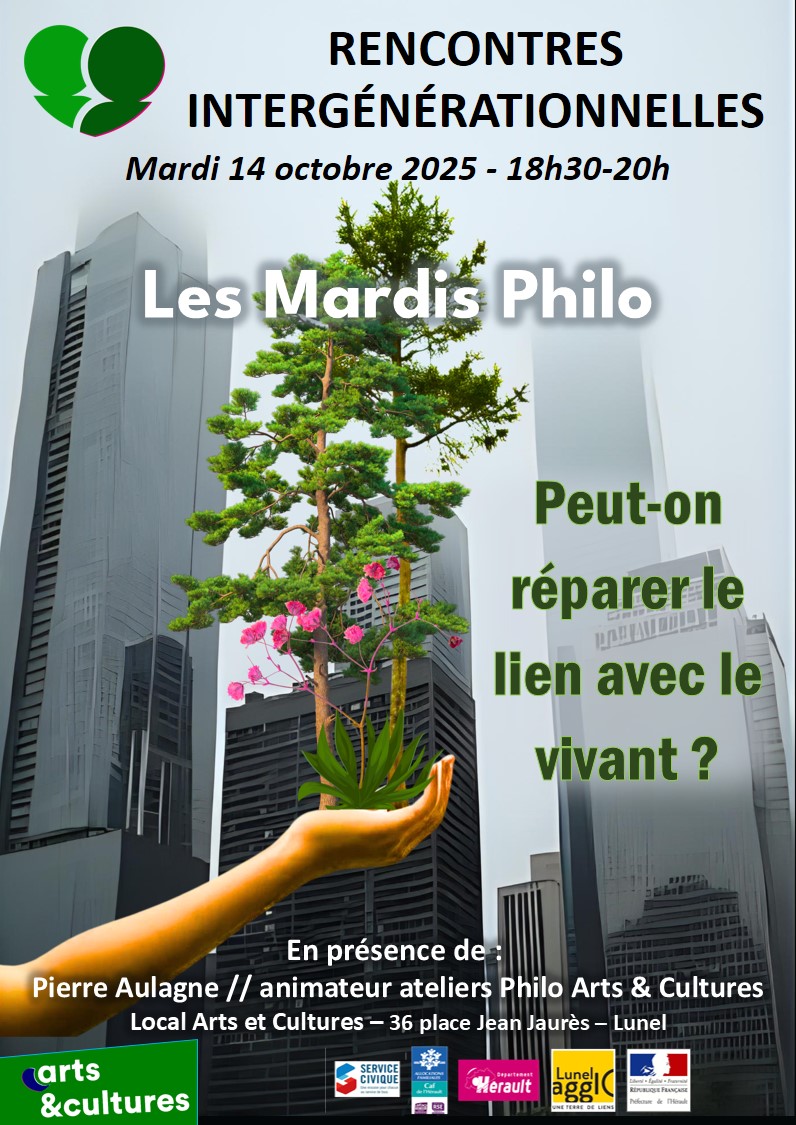 Affiche 14 octobre 25-Réparer lien avec vivant